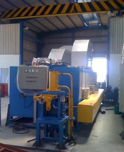 Semi-automatic cooling bed furnace Semi-automatic cooling bed furnace